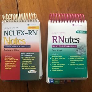 NCLEX-RN study books!